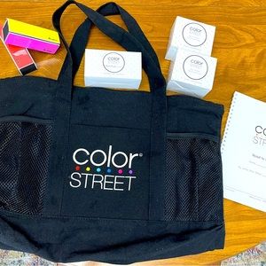 Color Street consultant bag with products